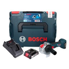 Bosch GWX 18V-7 Professional Akku Winkelschleifer 18 V 125 mm Brushless X-LOCK + 1x Akku 2,0 Ah + Ladegerät + L-Boxx, image 