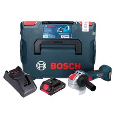 Bosch GWX 18V-7 Professional Akku Winkelschleifer 18 V 125 mm Brushless X-LOCK + 1x ProCORE Akku 4,0 Ah + Ladegerät + L-Boxx, image 