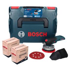 Bosch GEX 18V-125 Professional Akku Exzenterschleifer 18 V 125 mm Brushless + 2x Toolbrothers TURTLE Schleifset + L-BOXX - ohne Akku, ohne Ladegerät, image 
