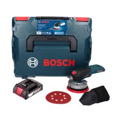 Bosch GEX 18V-125 Professional Akku- 18V Brushless 125mm 1,25mm 20000U/min + 1x Akku 2,0Ah - ohne Ladegerät, image 