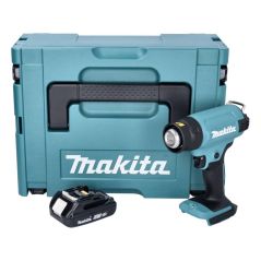 Makita DHG180A1J Akku-Heißluftgebläse 18V 0,2m³/min + 1x Akku 2,0Ah + Koffer - ohne Ladegerät, image 