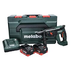 Metabo KH 18 LTX 24 Akku-Kombihammer 18V 2,1J SDS-Plus + Tiefenanschlag + 2x Akku 5,5Ah + Ladegerät + Koffer, image 