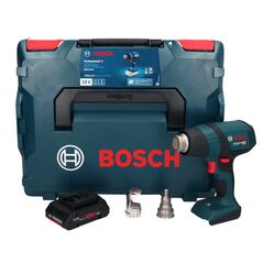 Bosch GHG 18V-50 Professional Akku-Heissluftgebläse 18V 0,175m³/min + 1x Akku 4,0Ah + Koffer - ohne Ladegerät, image 