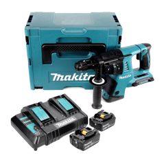 Makita DHR264CTJ Akku-Bohrhammer 36V 3,0J SDS-Plus + Tiefenanschlag + 2x Akku 5,0Ah + Ladegerät + Koffer, image 
