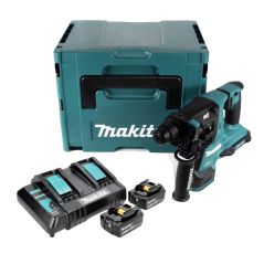 Makita DHR 280 CTJ Akku Bohrhammer 36 V ( 2x 18 V ) 2,8 J SDS-plus Brushless+ 2x Akku 5,0 Ah + Doppelladegerät + Makpac, image 