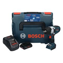 Bosch GDS 18V-1000 C Professional Akku-Drehschlagschrauber 18V Brushless 1/2" 1000Nm + 1x Akku 4,0Ah + Ladegerät + Koffer, image 