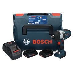 Bosch GDS 18V-1000 C Professional Akku-Drehschlagschrauber 18V Brushless 1/2" 1000Nm + 2x Akku 4,0Ah + Ladegerät + Koffer, image 