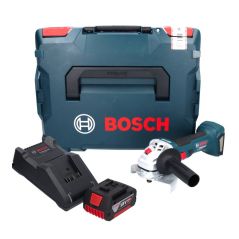 Bosch GWS 18V-7 Professional Akku Winkelschleifer 18 V 125 mm 22,23 mm Brushless + 1x Akku 5,0 Ah + Ladegerät + L-Boxx, image 