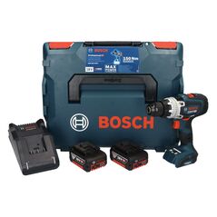 Bosch GSR 18V-150 C Professional Akku Bohrschrauber 18 V 150 Nm Biturbo Brushless + 2x Akku 5,0 Ah + Ladegerät + L-Boxx, image 