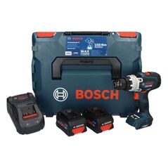 Bosch GSR 18V-150 C Professional Akku Bohrschrauber 18 V 150 Nm Biturbo Brushless ( 06019J5005 ) + 2x ProCORE Akku 8,0 Ah + Ladegerät + L-Boxx, image 