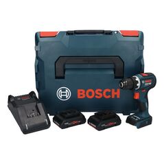 Bosch GSR 18V-90 C Professional Akku Bohrschrauber 18 V 64 Nm Brushless + 2x ProCORE Akku 4,0 Ah + Ladegerät + L-Boxx, image 
