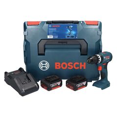 Bosch GSB 18V-45 Akku Schlagbohrschrauber 18 V 45 Nm Brushless + 2x Akku 5,0 Ah + Ladegerät + L-Boxx, image 