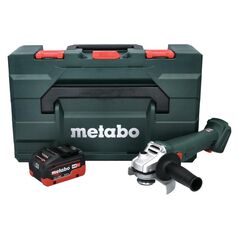 Metabo W 18 L 9-125 Quick Akku Winkelschleifer 18 V 125 mm + 1x Akku 8,0 Ah + metaBOX - ohne Ladegerät, image 
