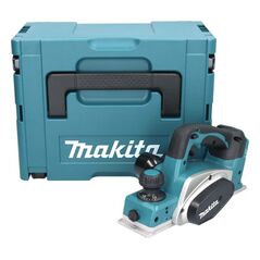 Makita DKP180ZJ Akku-Hobel 18V 82mm + Parallelanschlag + Koffer - ohne Akku - ohne Ladegerät, image 