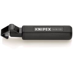 KNIPEX 16 30 135 SB Abmantelungswerkzeug für Wendelschnitt schlagfestes Kunststoffgehäuse 135 mm, image 