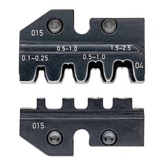 KNIPEX 97 49 04 Crimpeinsatz für unisolierte, offene Steckverbinder 2,8 + 4,8 mm, image 