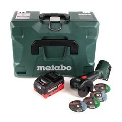 Metabo CC 18 LTX Akku Winkelschleifer 18 V 76 mm Brushless + 1x Akku 5,5Ah + MetaLoc - ohne Ladegerät, image 