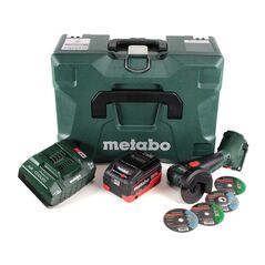 Metabo CC 18 LTX Akku Winkelschleifer 18 V 76 mm Brushless + 1x Akku 5,5Ah + Ladegerät + MetaLoc, image 