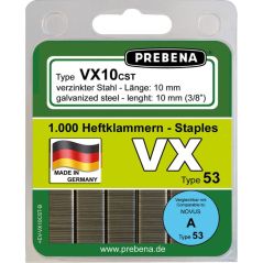 Prebena VX10CRF-B Heftklammern im Blister rost- & säurebeständig ( VX10CRF-B ), image 