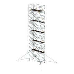 Munk Rollgerüst SG 1,35 x 3,0 m mit Schrägaufstiegen & Ausleger Plattformhöhe 10,35 m, image 