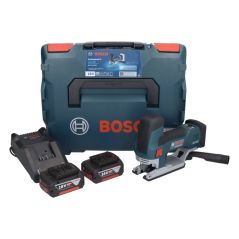 Bosch GST 18V-155 SC Professional Akku Stichsäge 18 V + 2x Akku 5,0 Ah + Ladegerät + L-Boxx, image 