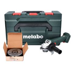 Metabo W 18 L 9-125 Quick Akku Winkelschleifer 18 V 125 mm ( 602249840 ) + metaBOX + Toolbrothers MANTIS Trennscheiben- Set - ohne Akku, ohne Ladegerät, image 