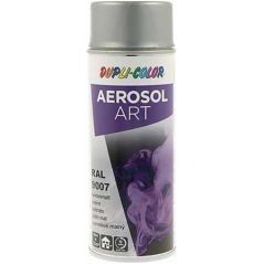 Buntlackspray AEROSOL Art graualuminium seidenmatt RAL 9007 400ml Spraydose, image 