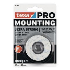 Montageband Mounting PRO Ultra Strong 66792 weiß L.1,5m B.19mm TESA, image 