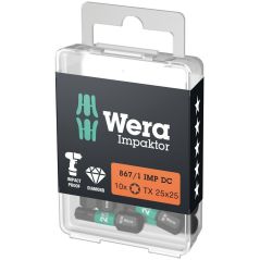 Wera 867/1 IMP DC TORX® DIY Impaktor Bits TX 15 x 25 mm 10-teilig (05057623001), image 