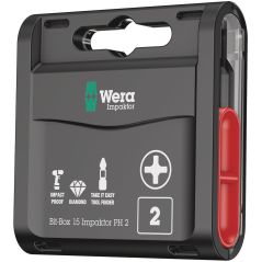 Wera Bit-Box 15 Impaktor PH PH 2 x 25 mm 15-teilig (05057752001), image 