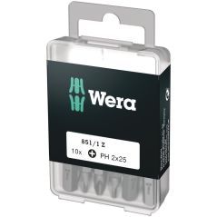 Wera 851/1 Z DIY Bits PH 3 x 25 mm 10-teilig (05072402001), image 