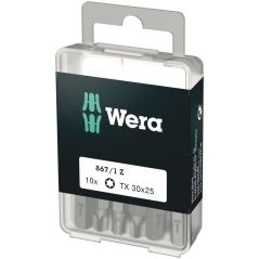 Wera 867/1 DIY TORX® Bits TX 30 x 25 mm 10-teilig (05072411001), image 