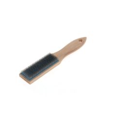 GEDORE Feilenbürste, für Feilen und Raspeln, Borsten 10 mm, mit Holzgriff, Drahtbürste, 250 mm lang, 645, image 