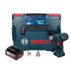 Bosch GHG 18V-50 Professional Akku Heissluftgebläse 18 V 300° C / 500° C + 1x Akku 4,0 Ah + L-Boxx - ohne Ladegerät, image 