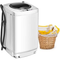 Waschmaschine Vollautomatisch, Waschvollautomat mit Schleudern mit einfacher Bedienung 3,5 kg Fassungsvermoegen, Miniwaschmaschine Platzsparend, image 