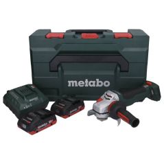 Metabo WPBA 18 LTX BL 15-125 Quick DS Akku Winkelschleifer 18 V 125 mm Brushless + 2x  Akku 4,0 Ah + Ladegerät + metaBOX, image 