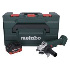 Metabo W 18 L 9-125 Akku Winkelschleifer 18 V 125 mm + 1x Akku 10,0 Ah + metaBOX - ohne Ladegerät, image 