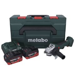 Metabo W 18 L BL 9-125 Akku Winkelschleifer 18 V 125 mm Brushless + 2x Akku 5,5 Ah + Ladegerät + metaBOX, image 