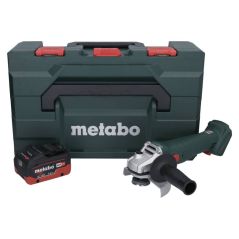 Metabo W 18 L 9-125 Akku Winkelschleifer 18 V 125 mm + 1x Akku 5,5 Ah + metaBOX - ohne Ladegerät, image 