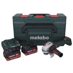 Metabo WB 18 LT BL 11-125 Quick Akku Winkelschleifer 18 V 125 mm Brushless + 2x Akku 10,0 Ah + Ladegerät + metaBOX, image 