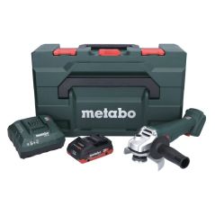 Metabo W 18 7-125 Akku Winkelschleifer 18 V 125 mm + 1x Akku 4,0 Ah + Ladegerät + metaBOX, image 
