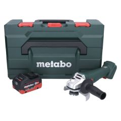 Metabo W 18 7-125 Akku Winkelschleifer 18 V 125 mm + 1x Akku 5,5 Ah + metaBOX - ohne Ladegerät, image 