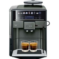 Siemens - EQ.6 plus TE657319RW - Kaffeemaschine (Freistehend, Espressomaschine, 1,7 l, Integriertes Mahlwerk, 1500 w, Schwarz, Grau), image 