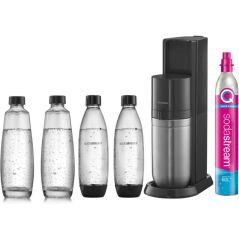 Wasser Sodamaschine + 2 Flaschen + 1 Zylinder + 2 Karaffen - duoncb Sodastream, image 