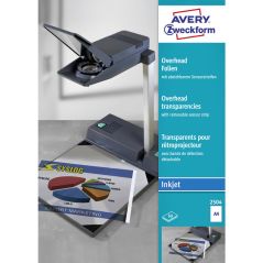 Avery Zweckform - Inkjetfolie 2504 Sensor kurz glasklar 50 St./Pack., image 
