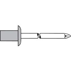 Gesipa - Blindniet cap Alu Standard Flachrundkopf 3 2x 8mm, image 