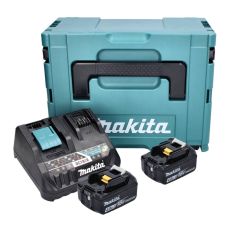 Makita Power Source Kit 18 V mit 2x BL 1840 B Akku 4,0 Ah ( 2x 197265-4 ) + DC 18 RE Multi Schnell Ladegerät ( 198720-9 ) + Makpac, image 