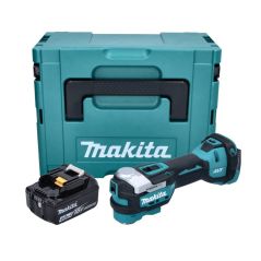Makita DTM 52 M1J Akku Multifunktionswerkzeug 18 V Starlock Max Brushless + 1x Akku 4,0 Ah + Makpac - ohne Ladegerät, image 