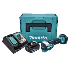 Makita DTM 52 RM1J Akku Multifunktionswerkzeug 18 V Starlock Max Brushless + 1x Akku 4,0 Ah + Ladegerät + Makpac, image 