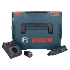 Bosch GRO 12V-35 Professional Akku Rotationswerkzeug 12 V + 1x Akku 2,0 Ah + Ladegerät + L-Boxx, image 
